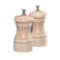 4" Capstan Natural Pepper/Salt Mill Set